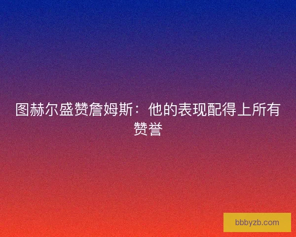 图赫尔盛赞詹姆斯：他的表现配得上所有赞誉